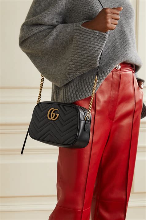 gucci white camera bag|gucci marmont bag small black.